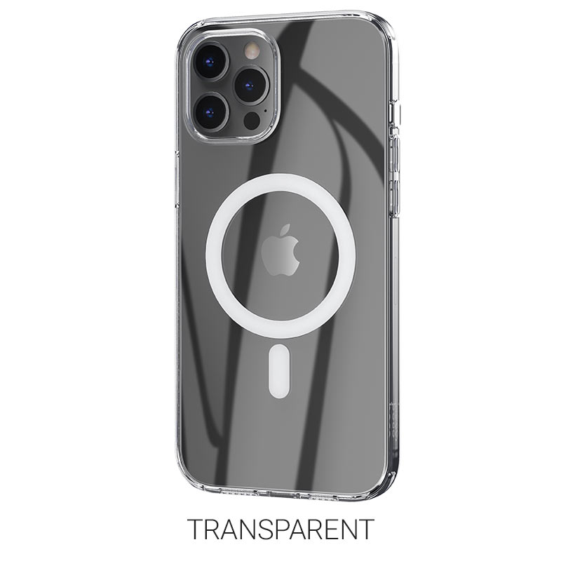 tpu magnetic case ip12 pro max transparent