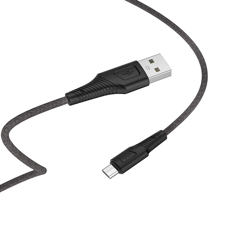 hoco x58 airy silicone charging data cable for micro usb connectors
