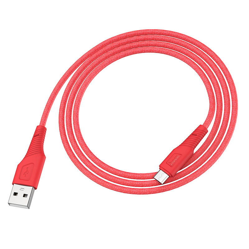 hoco x58 airy silicone charging data cable for micro usb wire