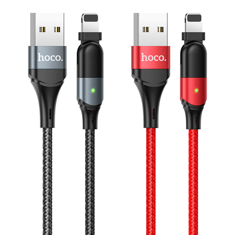 hoco u100 orbit charging data cable for lightning colors