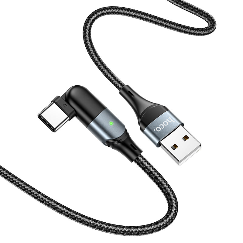 hoco u100 orbit charging data cable for type c right angled