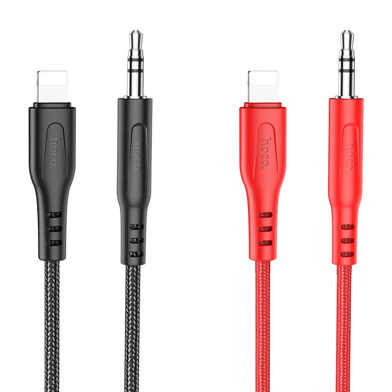 hoco upa18 digital audio conversion cable for lightning to aux colors
