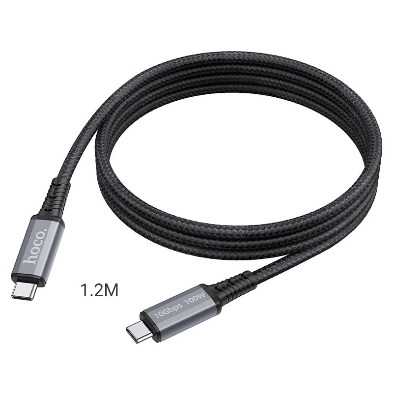 hoco us01 usb3 1 gen2 10gbps 100w super speed cable 120cm wire