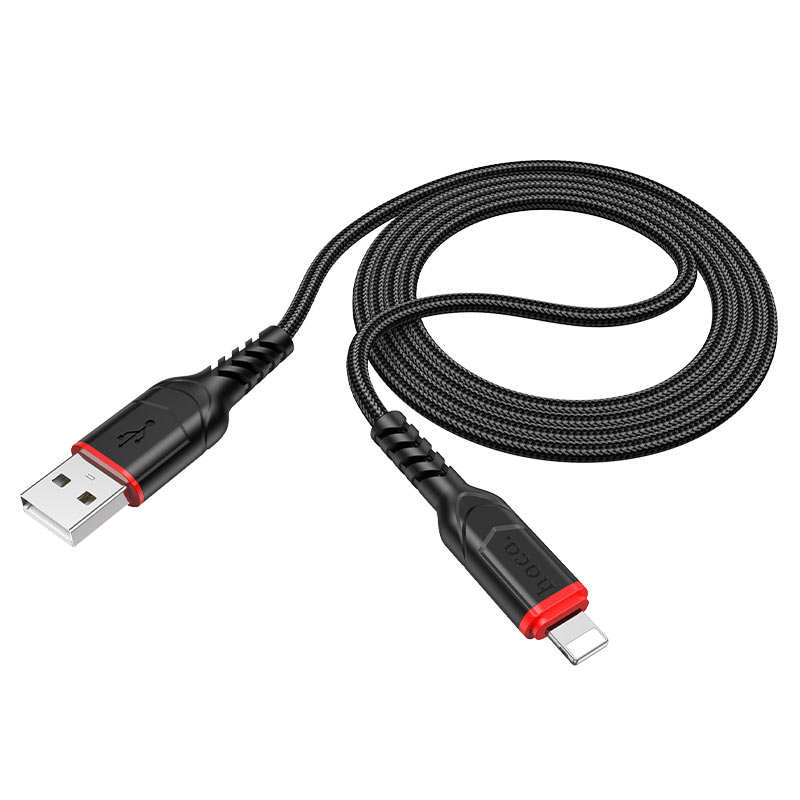 hoco x59 victory charging data cable for lightning wire