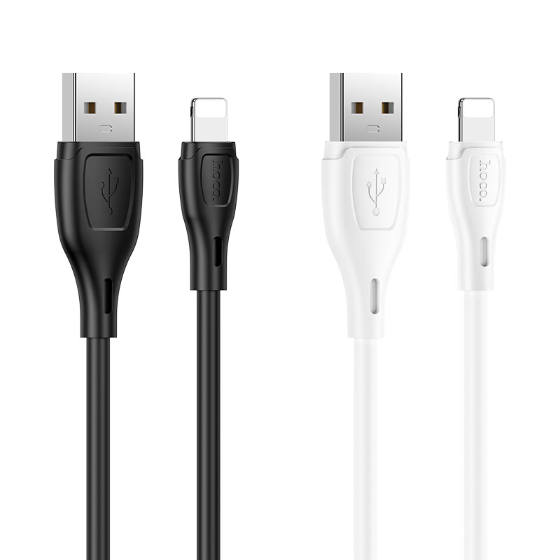 hoco x61 ultimate silicone charging data cable for lightning colors