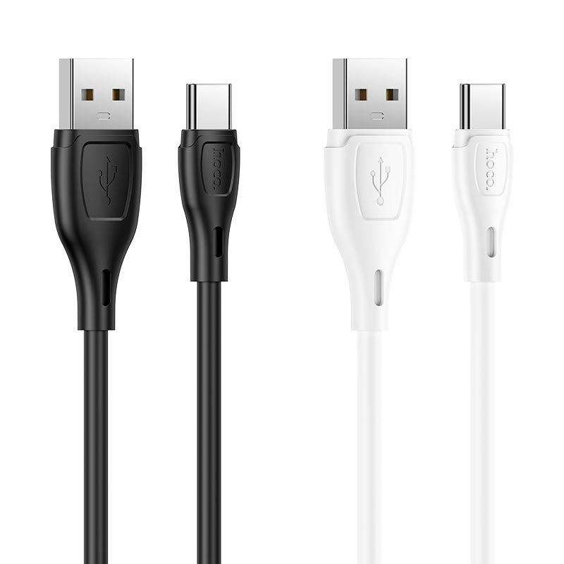 hoco x61 ultimate silicone charging data cable for type c colors