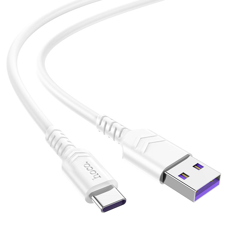 hoco x62 5a fortune fast charging data cable for type c connectors
