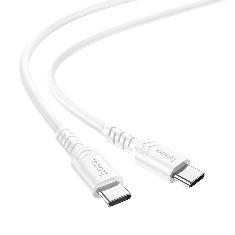 hoco x62 fortune 100w fast charging data cable for type c to type c connectors