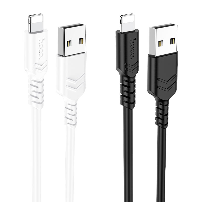 hoco x62 fortune charging data cable for lightning colors
