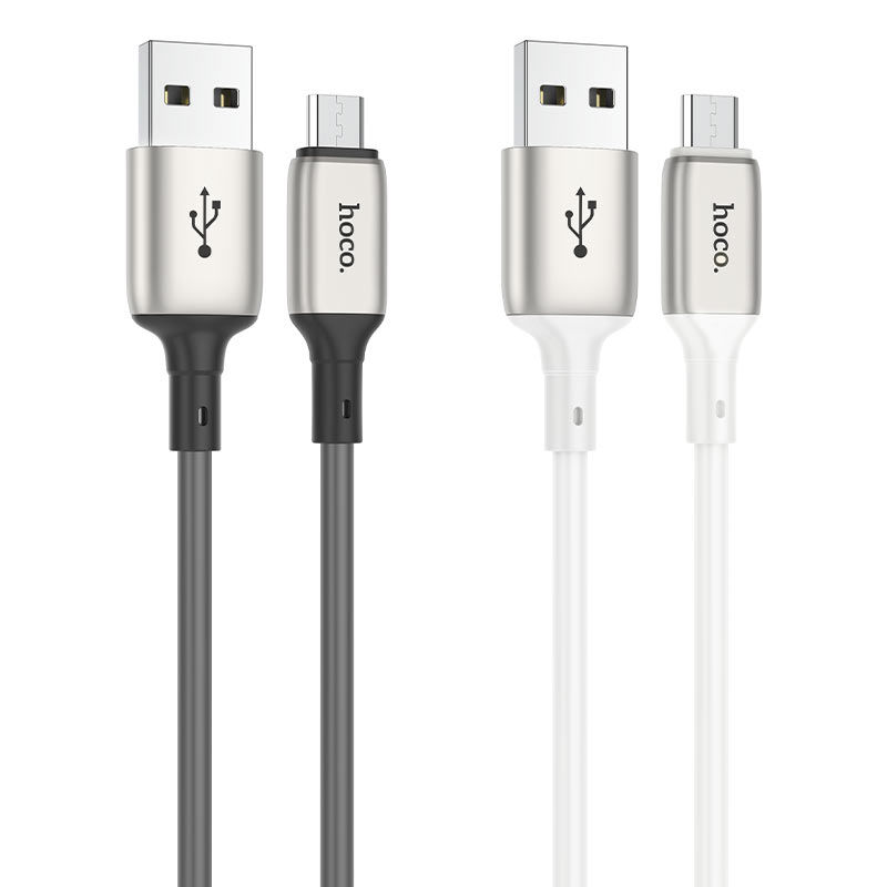 hoco x66 howdy charging data cable for micro usb colors