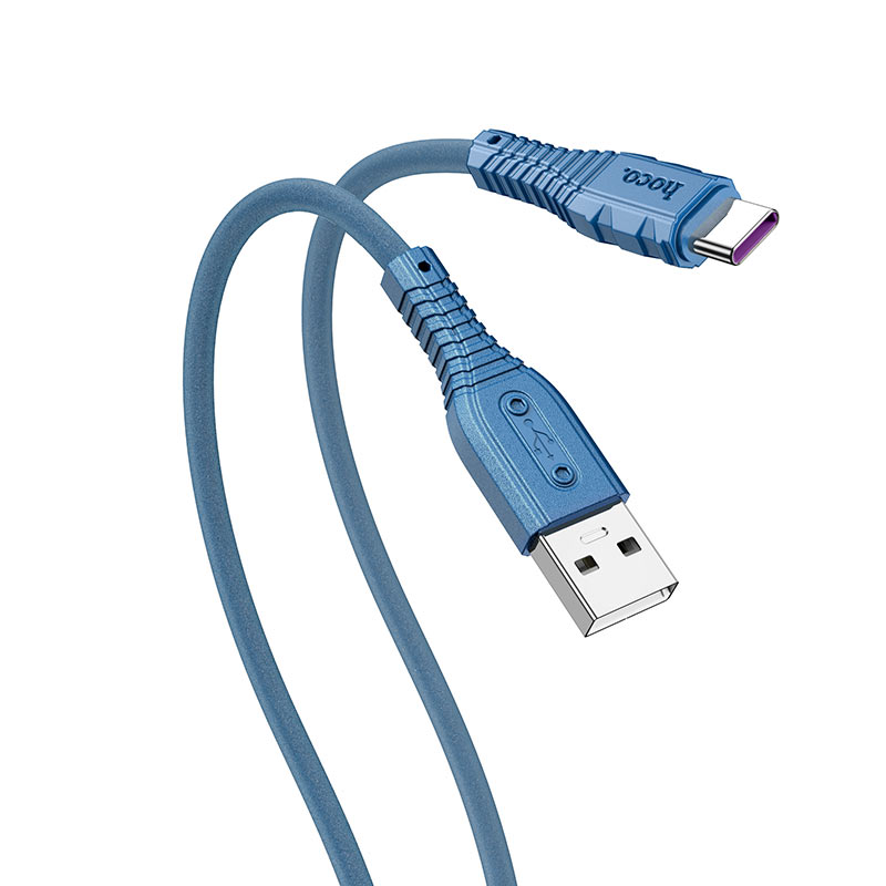 hoco x67 5a nano silicone fast charging data cable for type c