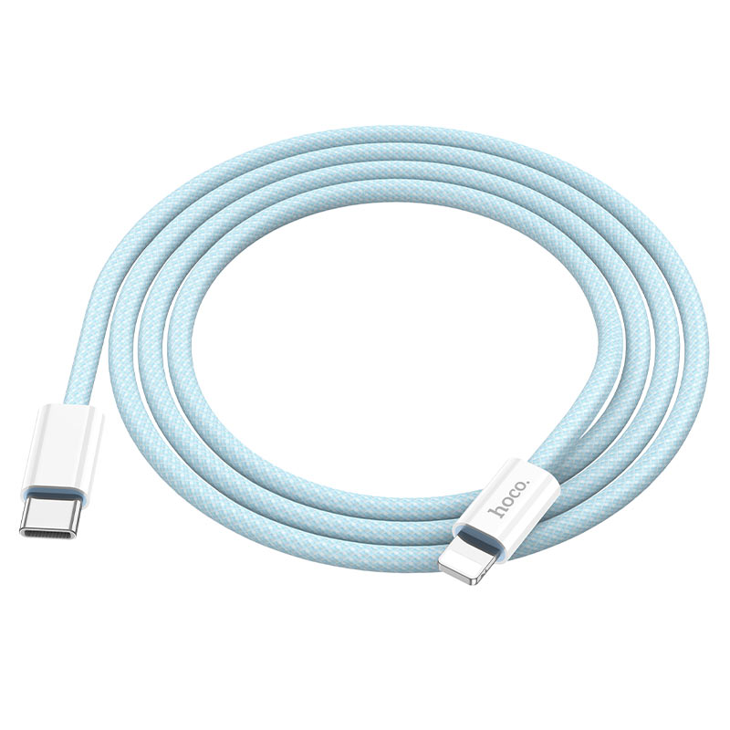 hoco x68 pd true color charging data cable type c to lightning wire