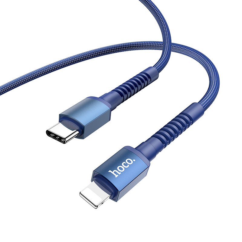 hoco x71 especial pd charging data cable type c to lightning wire