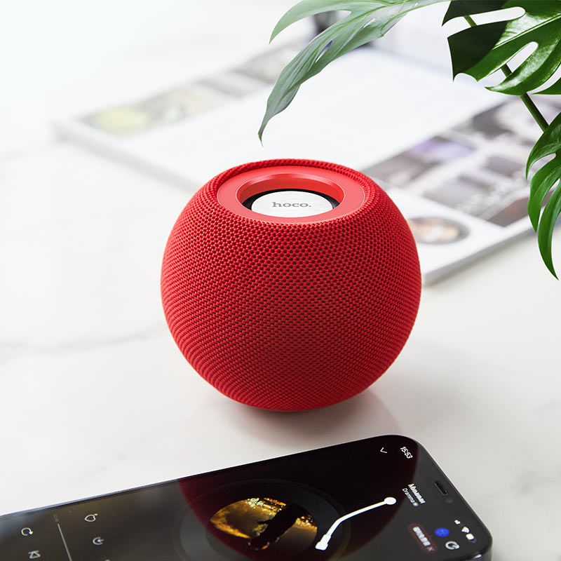 hoco bs45 taobo sports bluetooth speaker interior red