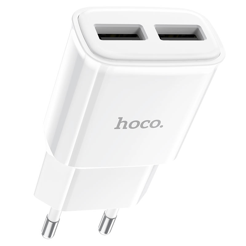 hoco c88a star round dual port wall charger eu ports