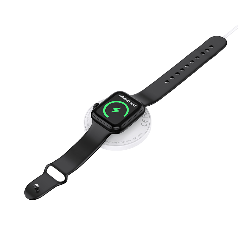 hoco cw34 soarer magnetic 2in1 wireless fast charger smart watch