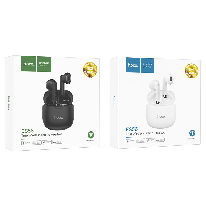 hoco es56 scout tws wireless bt headset packages