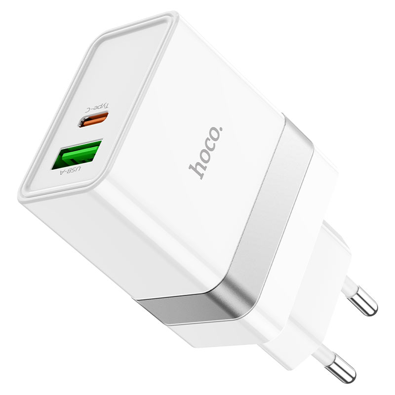 hoco n21 topspeed pd30w qc3 wall charger eu plug