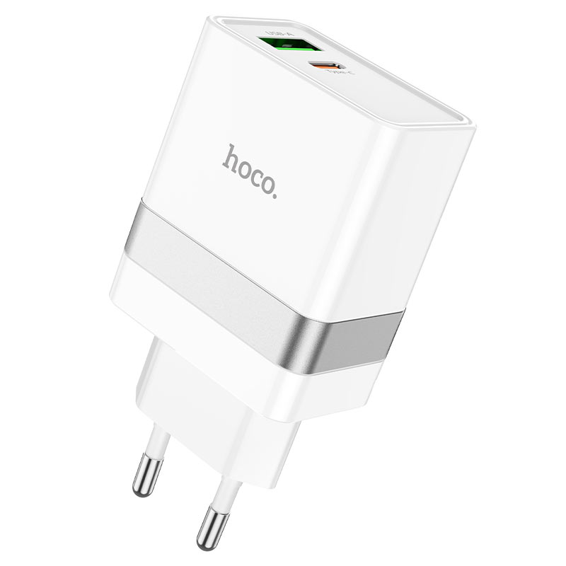 hoco n21 topspeed pd30w qc3 wall charger eu shell