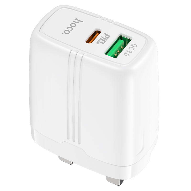 hoco nk1 superior pd20w qc3 wall charger uk ports