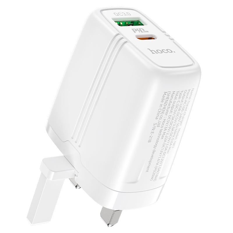 hoco nk1 superior pd20w qc3 wall charger uk