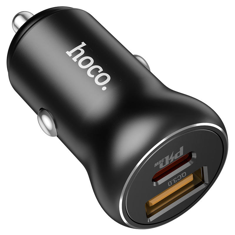 hoco nz5 smooth road pd30w qc3 car charger ports