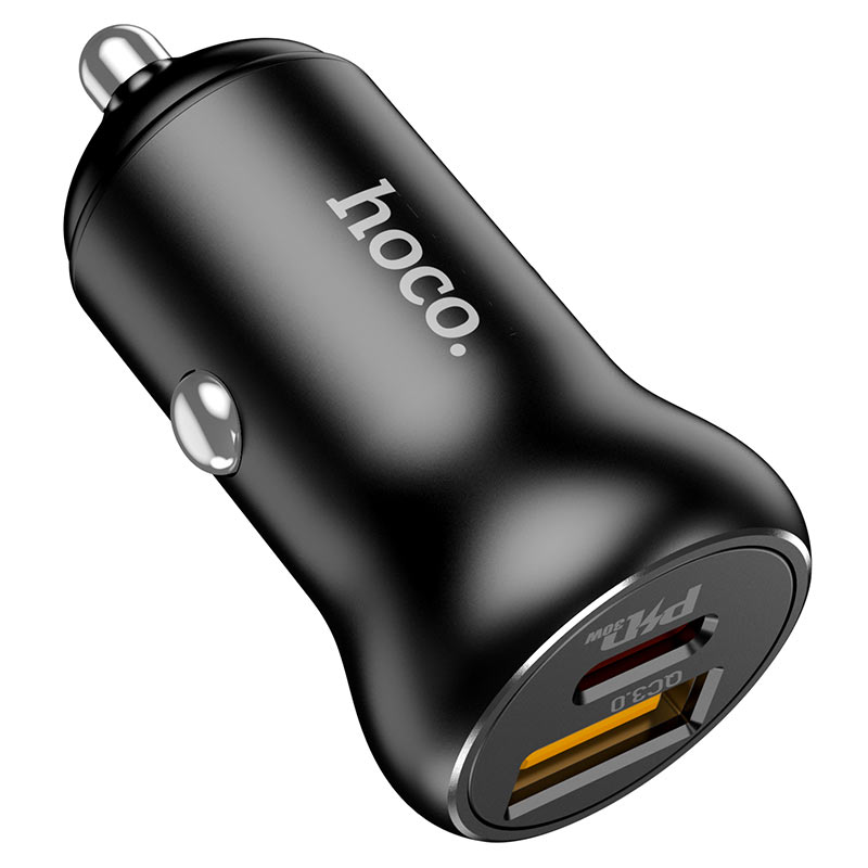 hoco nz5 smooth road pd30w qc3 car charger shell