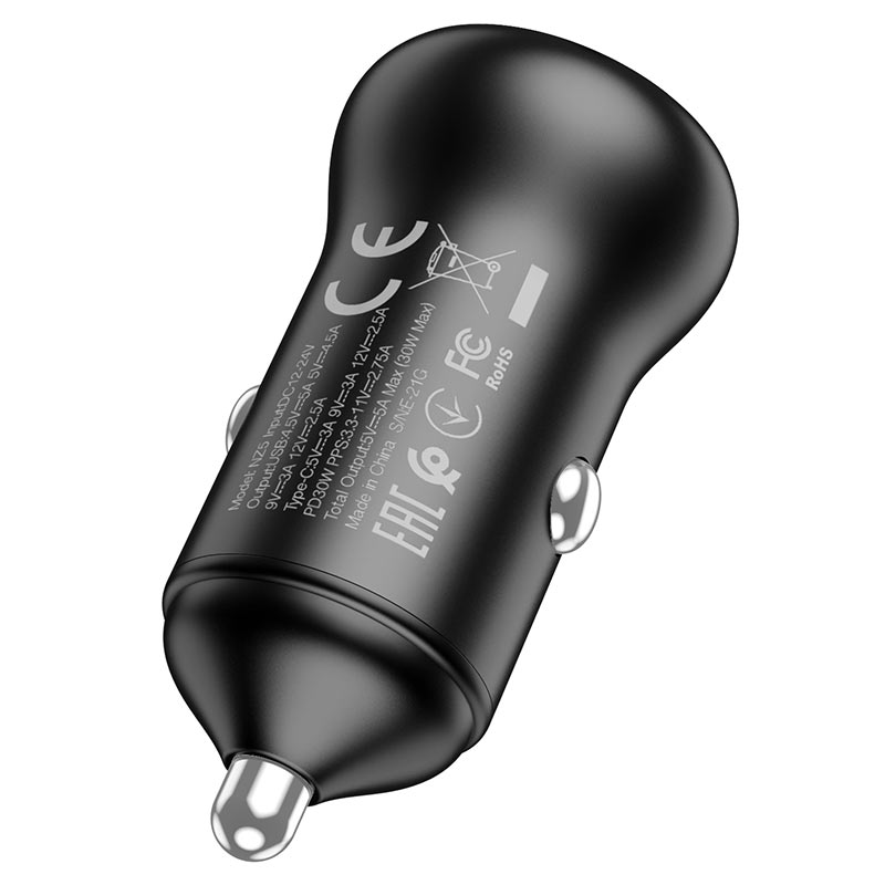 hoco nz5 smooth road pd30w qc3 car charger specs