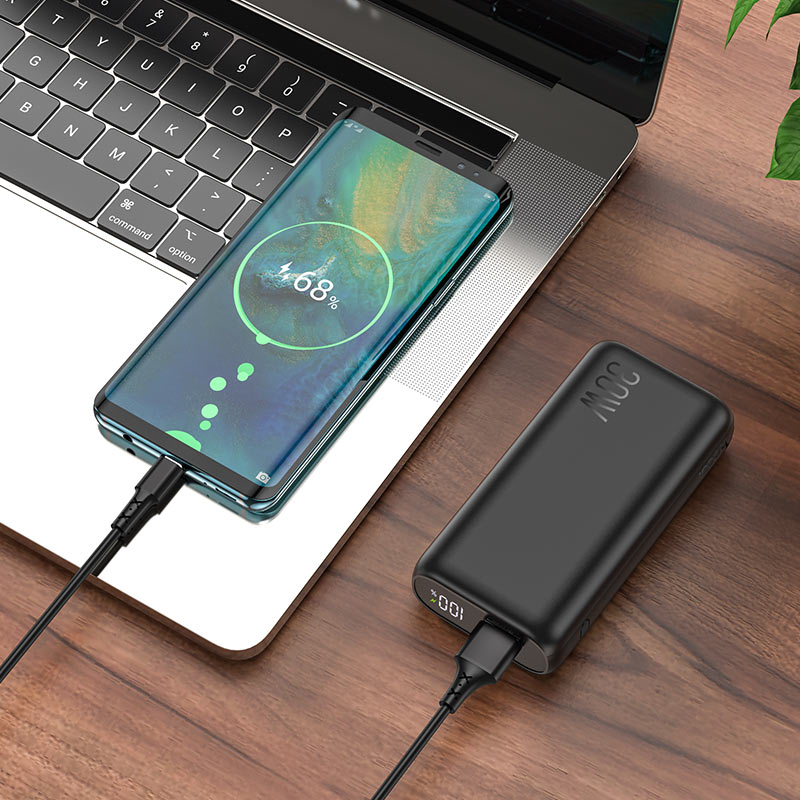 hoco q5 aegis 30w fully compatible power bank 10000mah interior