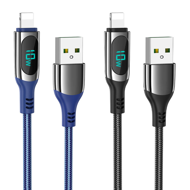 hoco selected s51 extreme charging data cable for lightning colors