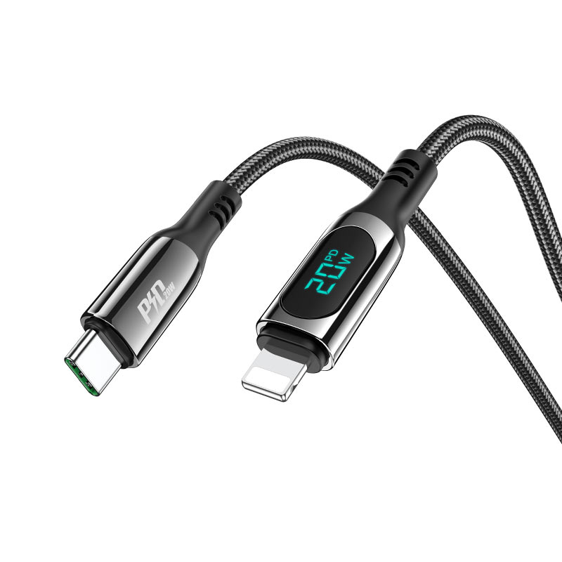 hoco selected s51 extreme charging data cable for pd lightning