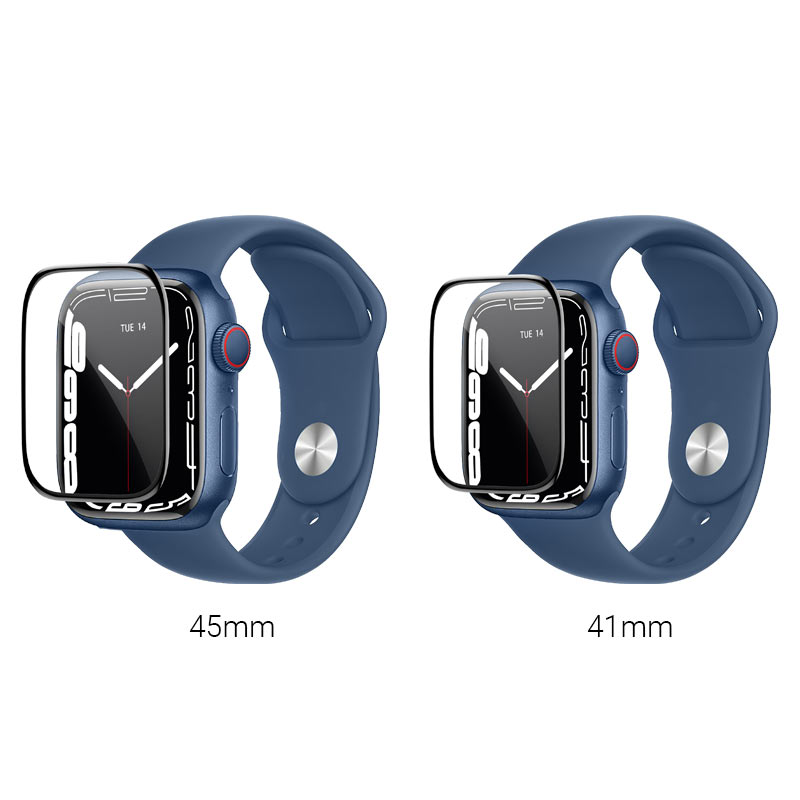 hoco a30 3d hot bending protective film for iwatch 7 sizes