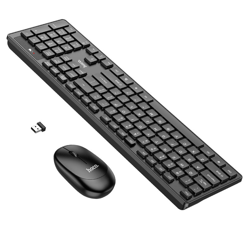 hoco gm17 wireless business keyboard mouse set english set