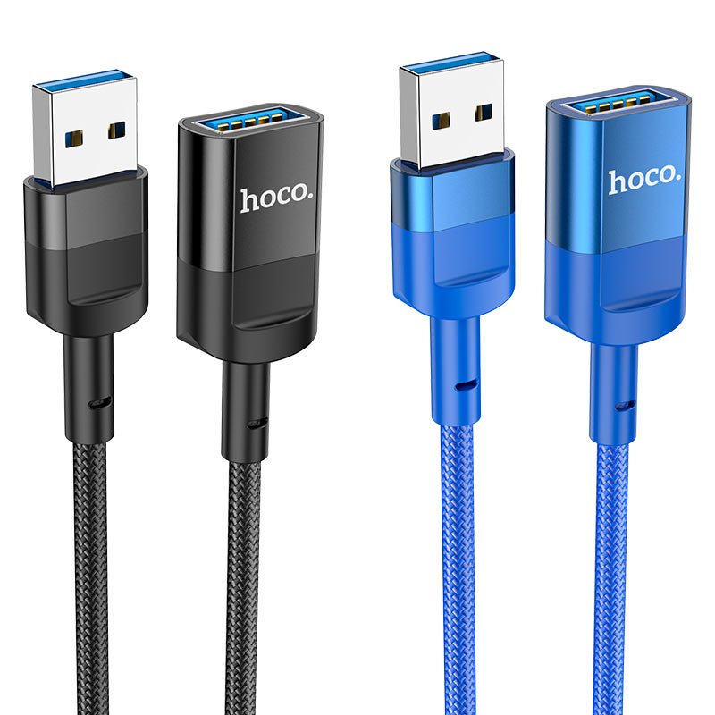 hoco u107 usb male to usb female usb3 charging data extension cable colors