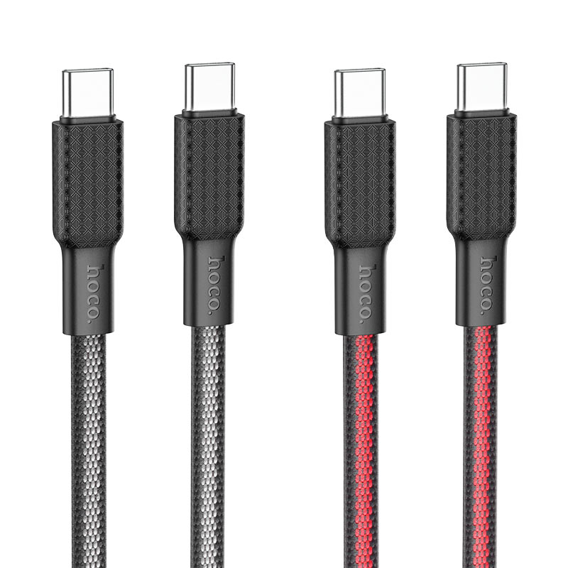 hoco x69 jaeger 60w зарядный дата кабель type c на type c цвета