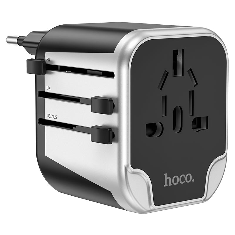 hoco ac5 level dual port universal conversion charger plug