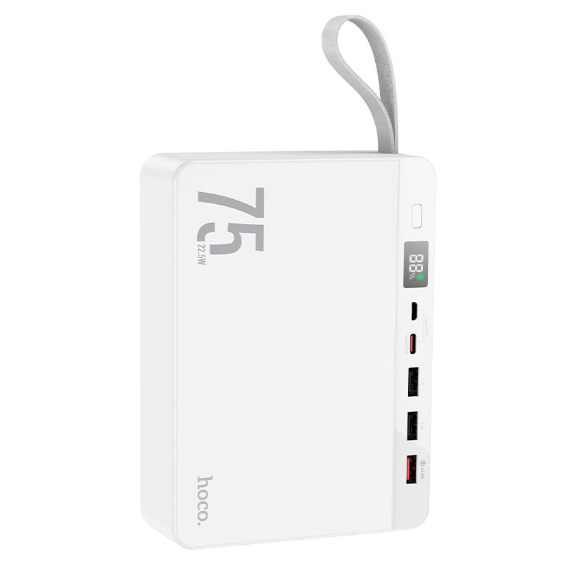 hoco j94 overlord 22 5w fully compatible power bank 75000mah ports