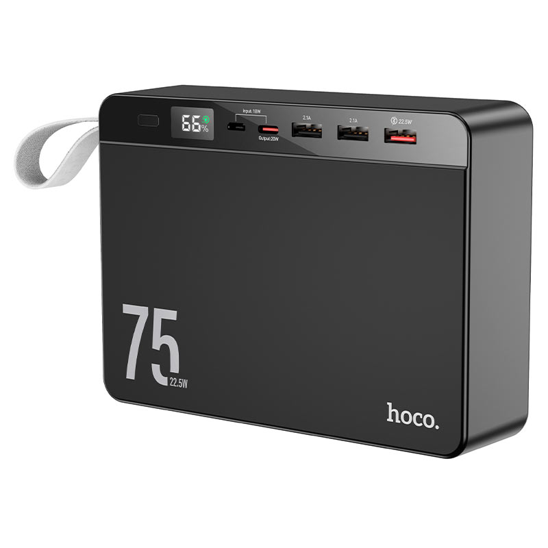 hoco j94 overlord 22 5w fully compatible power bank 75000mah