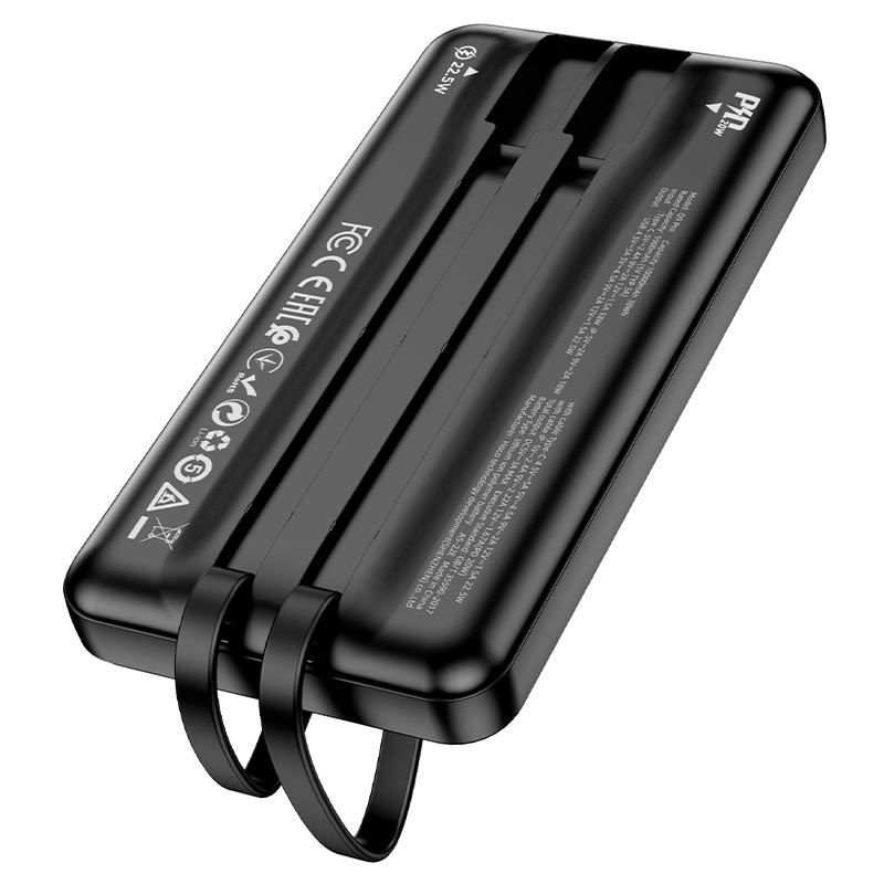 hoco q9 pro shell 22 5wpd20w power bank with cable 10000mah cables