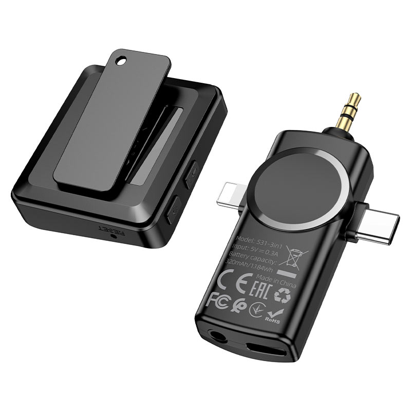 hoco s31 stream wireless microphone receiver