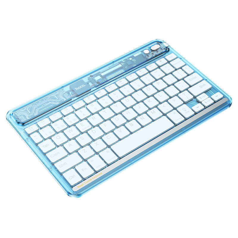 hoco selected s55 transparent discovery edition wireless bt keyboard english front