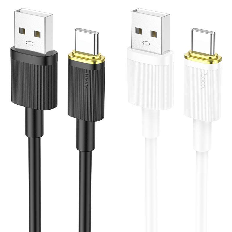hoco u109 charging data cable usb to tc colors