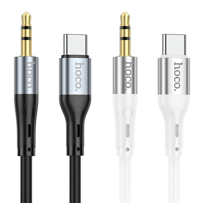 hoco upa22 aux to tc silicone audio cable colors