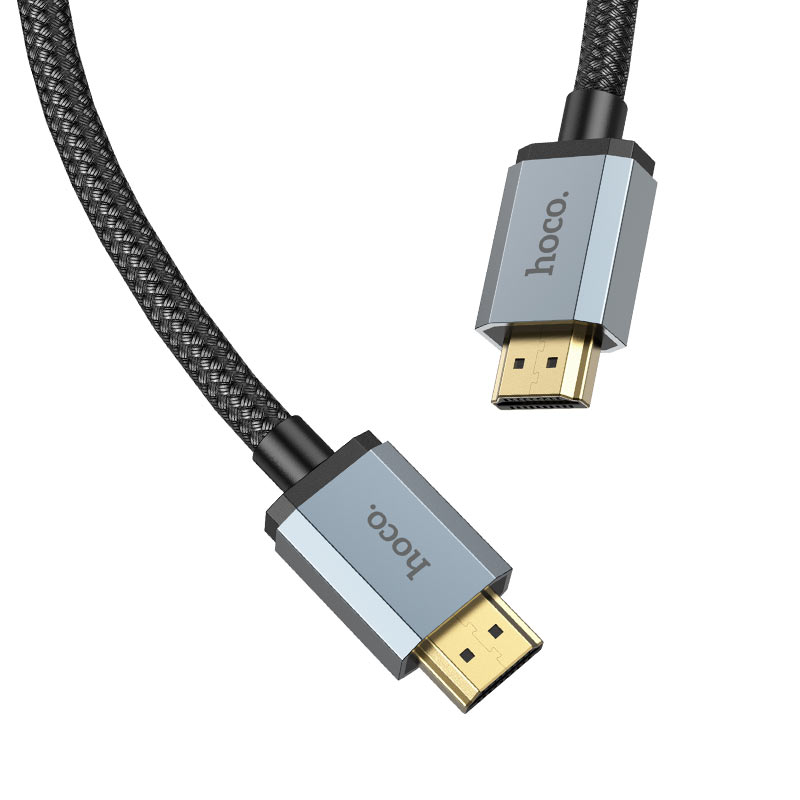 hoco us03 hdmi 2 0 male to male 4k hd data cable plug