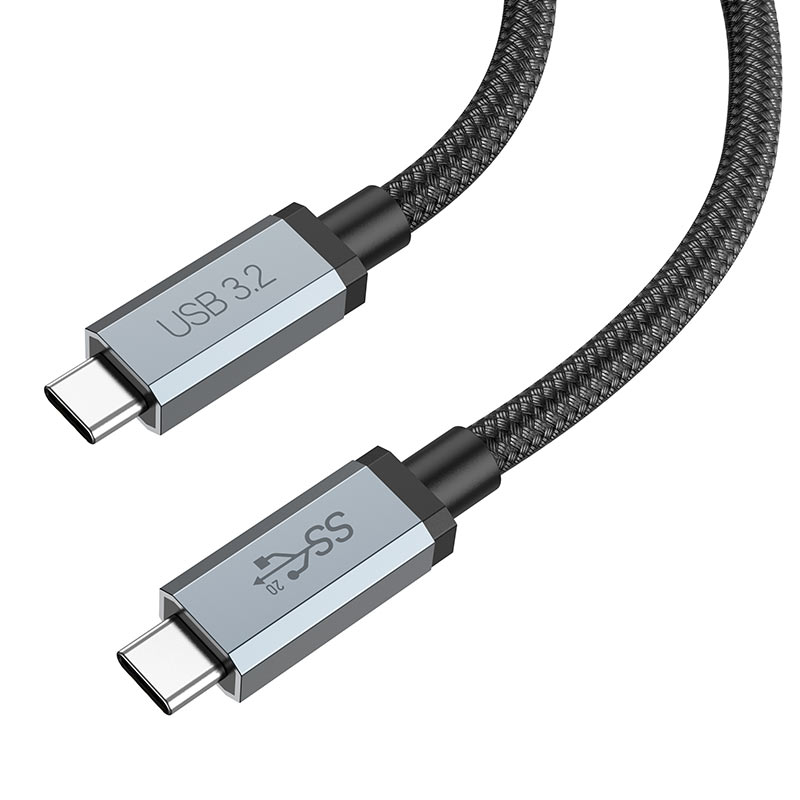 hoco us06 usb3 2 20gbps 100w hd high speed data cable