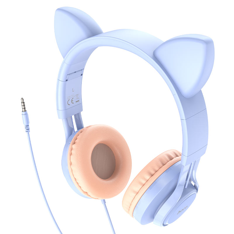 浩酷 w36 猫耳朵带麦头戴式耳机 头戴式