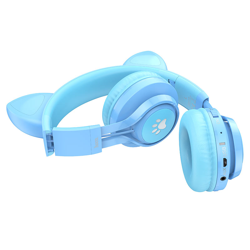 hoco w39 cat ear kids bt headphones foldable
