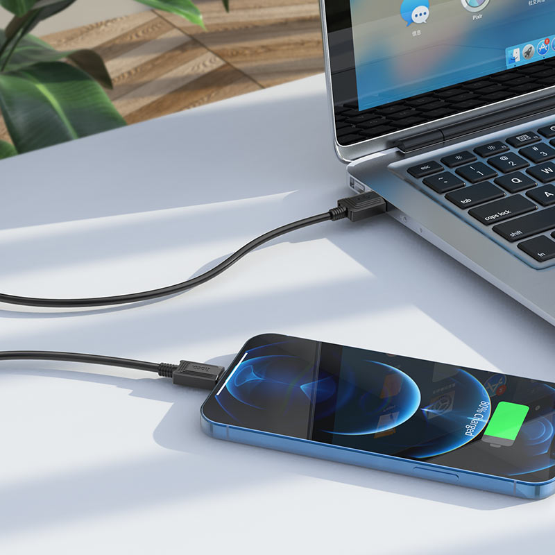 hoco x73 charging data cable usb to ltn interior