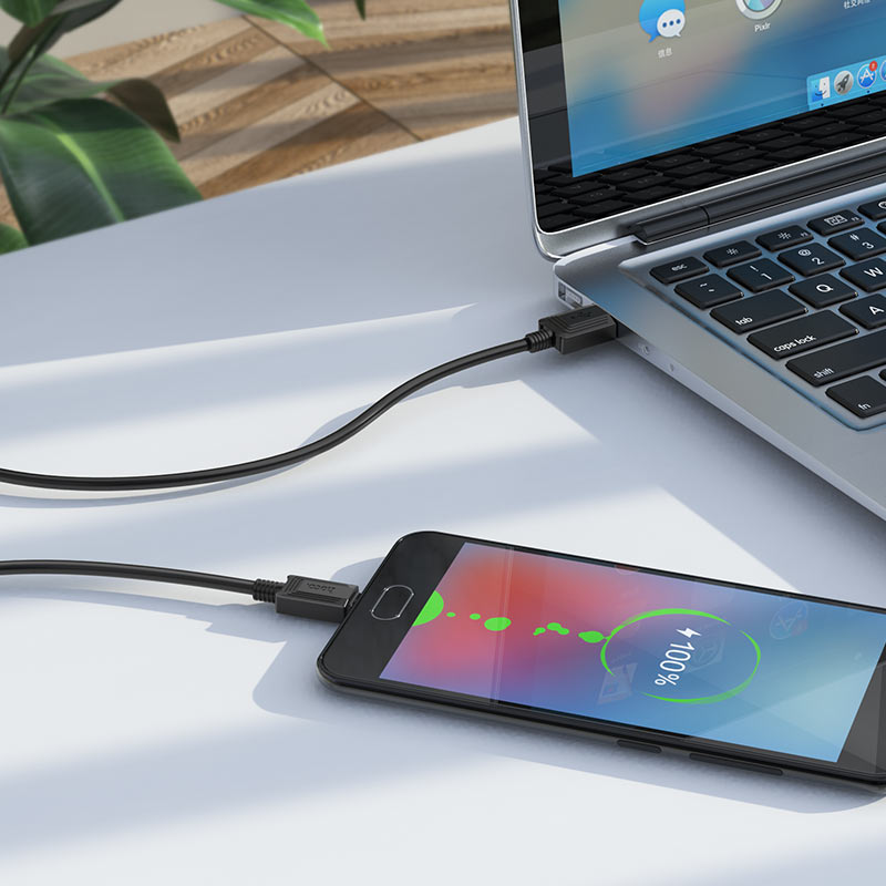 hoco x73 charging data cable usb to musb interior