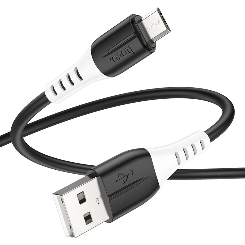 hoco x82 silicone charging data cable usb to musb wire